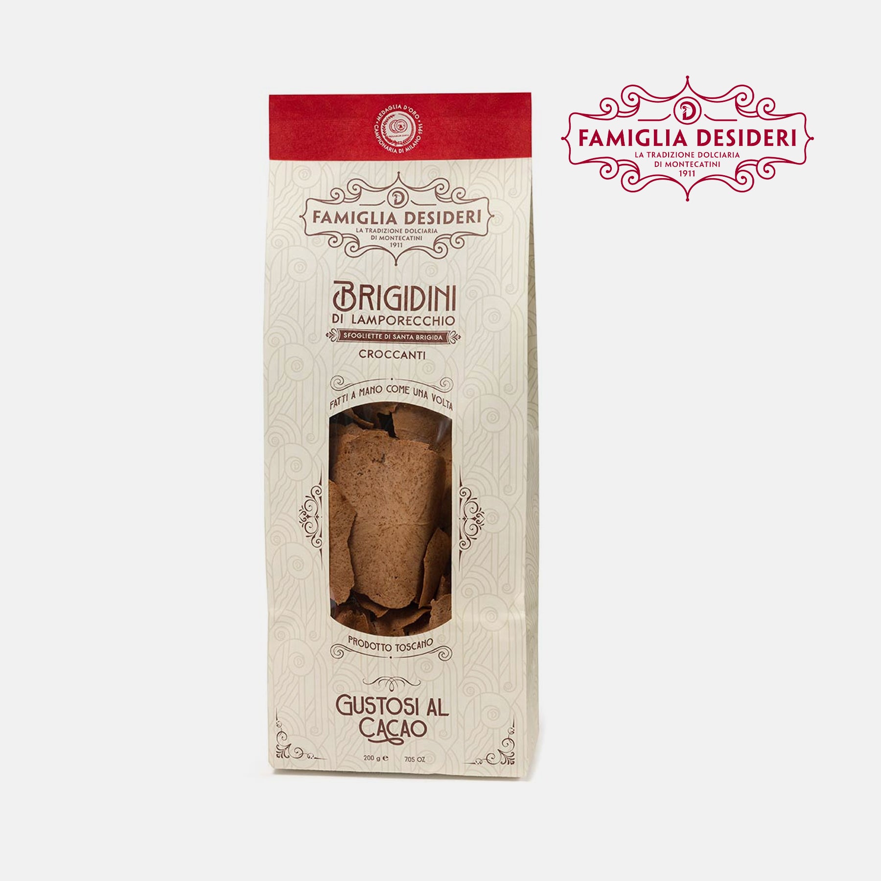 Brigidini di Lamporecchio al Cacao  - Famiglia Desideri 1911