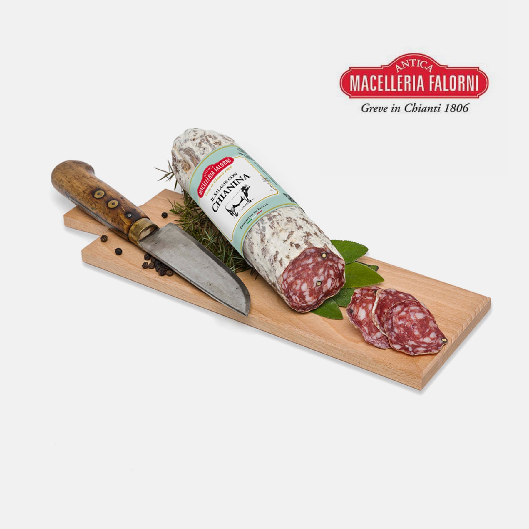 Salame con Chianina 380gr - Antica Macelleria Falorni 1806
